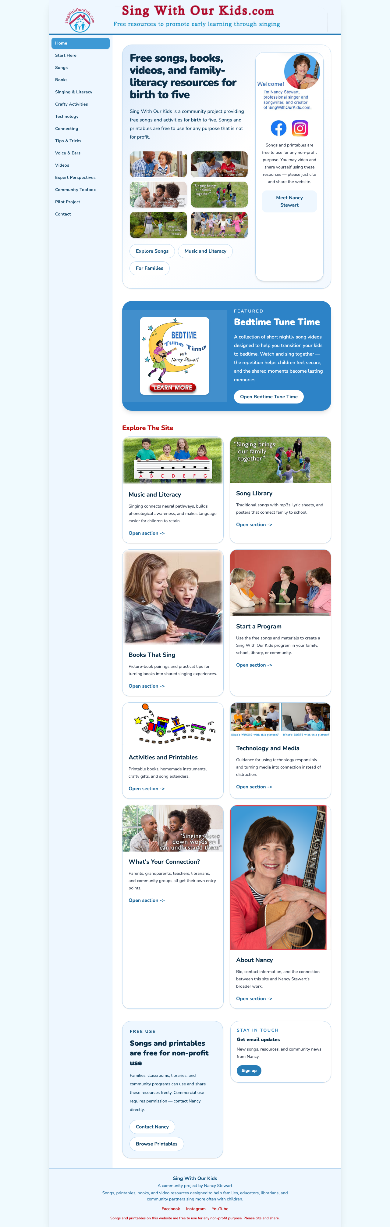 Sing With Our Kids after migration